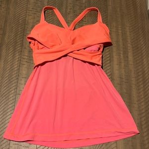 Lululemon Orange Tank Top Size 8